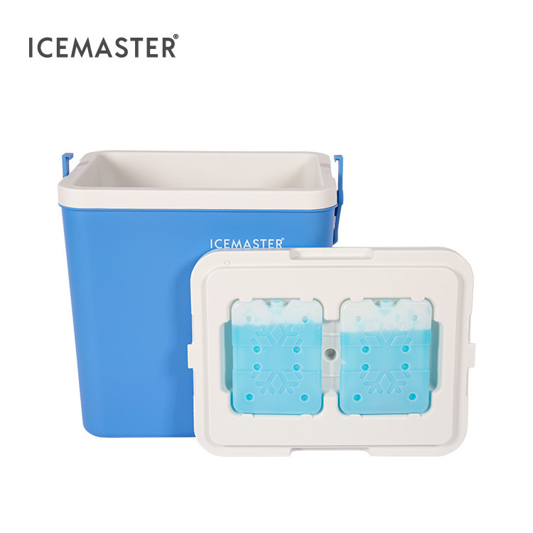 IceMaster custom logo outdoor non-slip insulated beach cooler 7 26 45 14l food grade PP milk cooler box