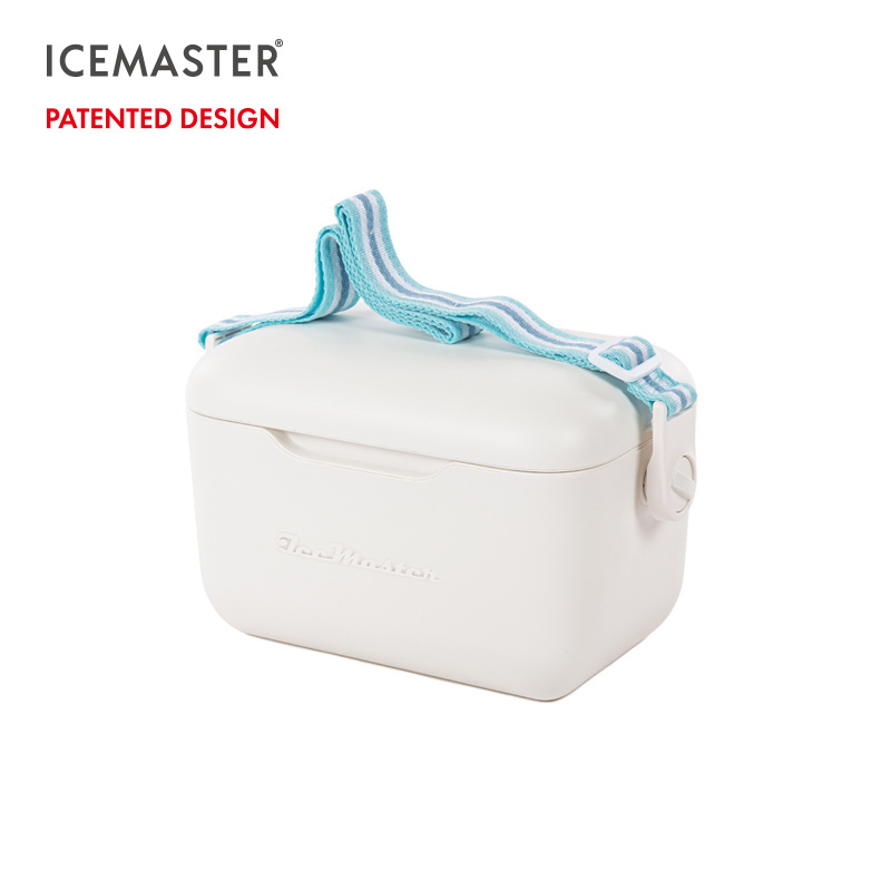 IceMaster China OEM ODM Custom 6 12 21QT Portable Plastic Picnic Camping Chest Outdoor Cooler Box with handle and strap