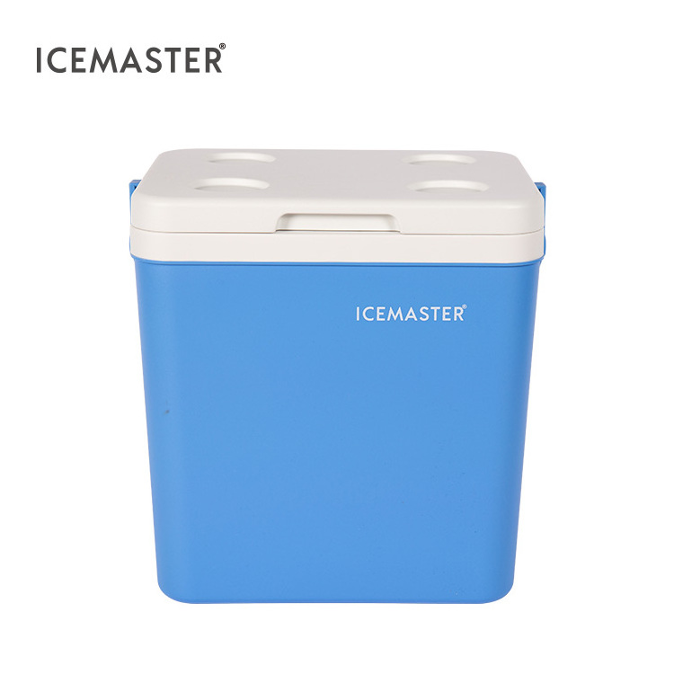 IceMaster custom logo outdoor non-slip insulated beach cooler 7 26 45 14l food grade PP milk cooler box