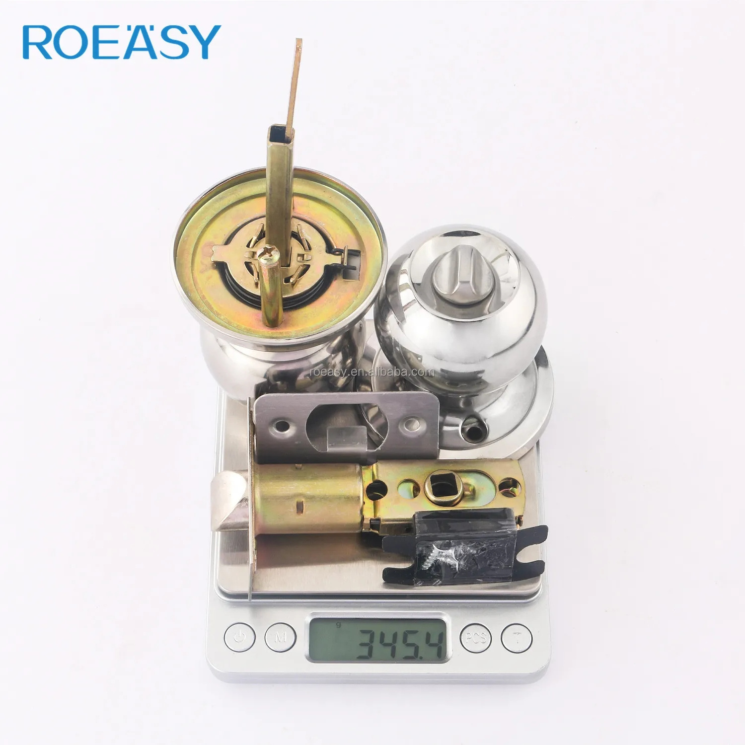 Roeasy America Standard Bathroom Privacy Entrance Tubular Knob Door Locks For Wood Door Cylindrical Door Knob Lock