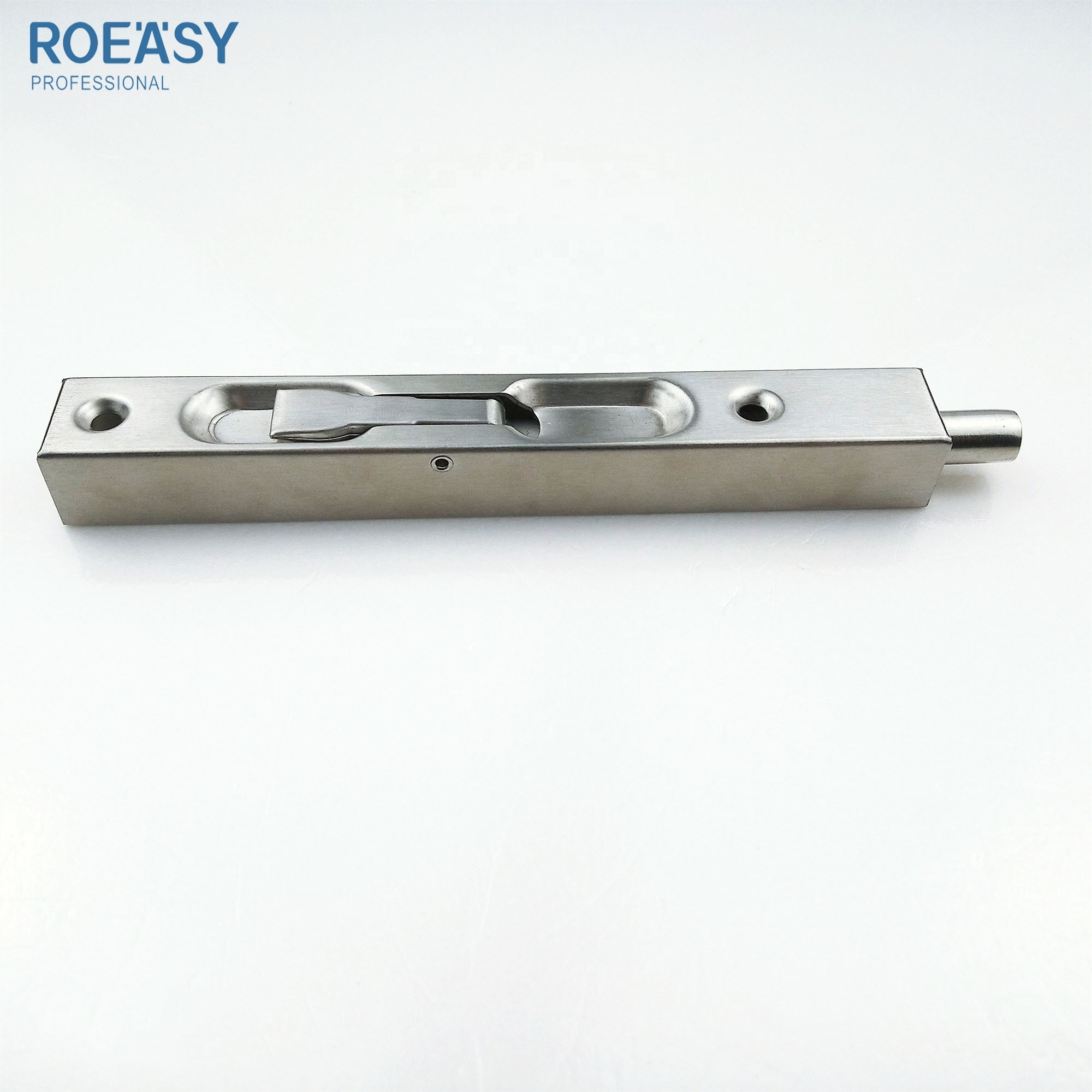 Roeasy Dutch Door Bolt Stainless Steel Flush Door Lock Bolt Conceal Insert Flush Sliding SS tower Bolt