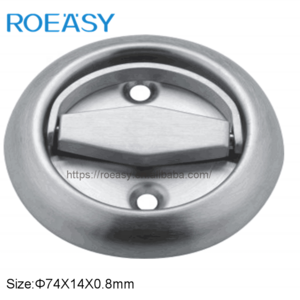 Roeasy  Stainless steel 304 Flush Pull Door Ring Handle Machine Tool Pull Handle passage/fire door handle/thumb turn  YP-001ABCD