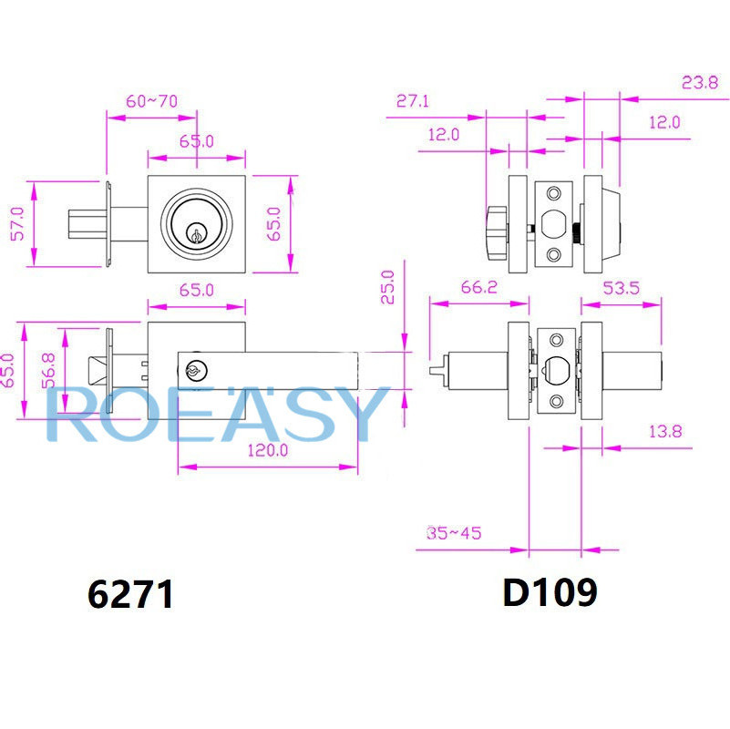 Roeasy Free sample Combination Door Lock Heavy duty Zinc Alloy Combination Locks For Safe Lock Set