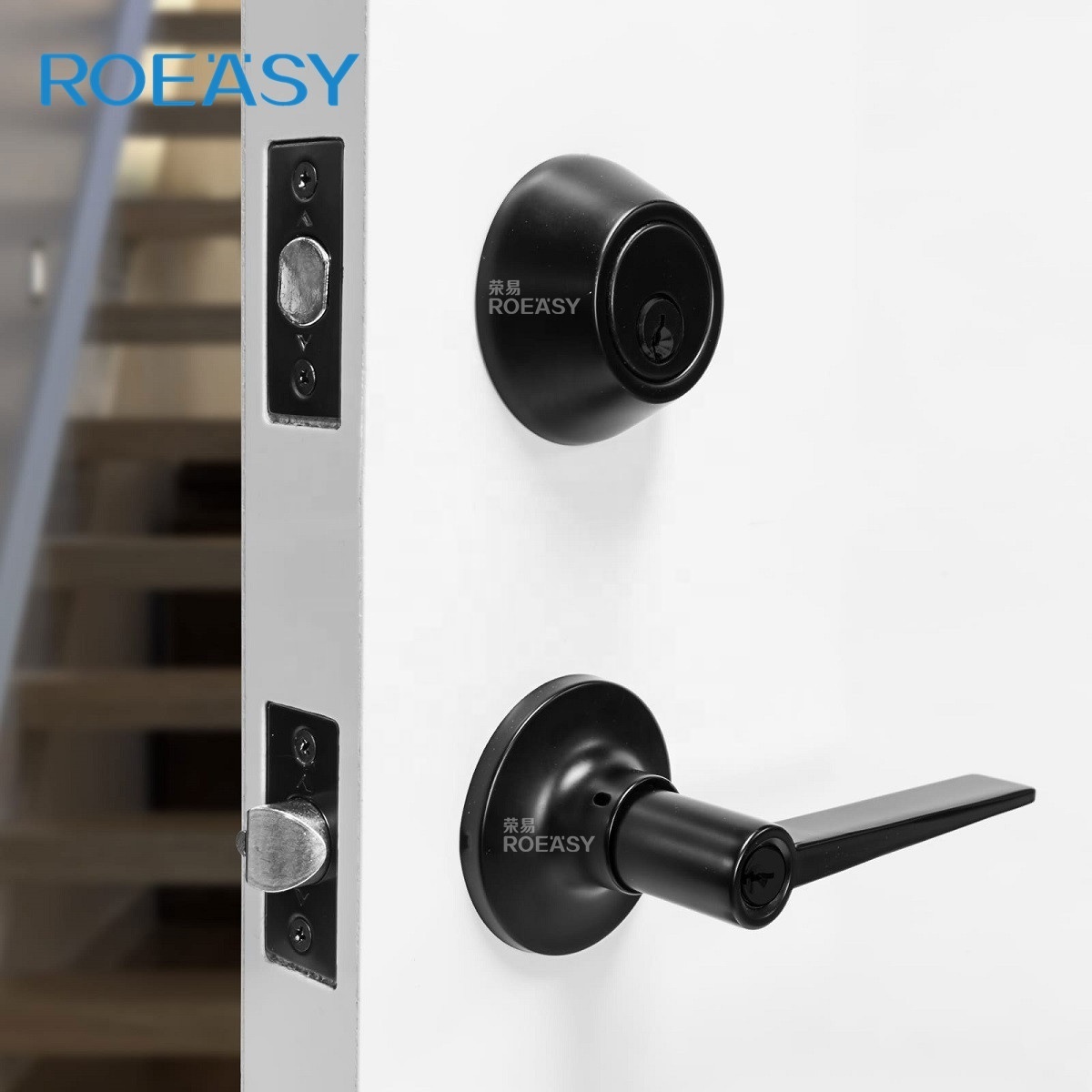 Roeasy Free sample heavy duty zinc alloy double cylinder deadbolt combination lock for safe lock set