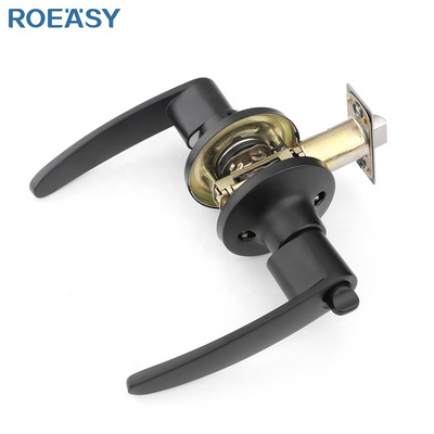 Roeasy Low Price Door Handles Lock With Brass Cylinder And Keys Tubular Lever Lock