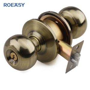 Roeasy door knob and lock set cylindrical 60mm safety privacy knob locks lock knob