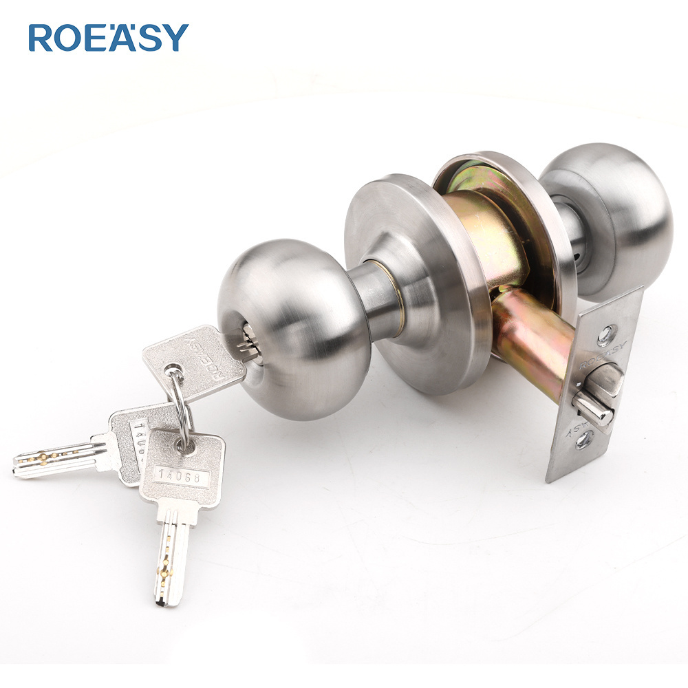 Roeasy security locks for golden doors cerraduras de seguridad para puertas dorado door handles and locks