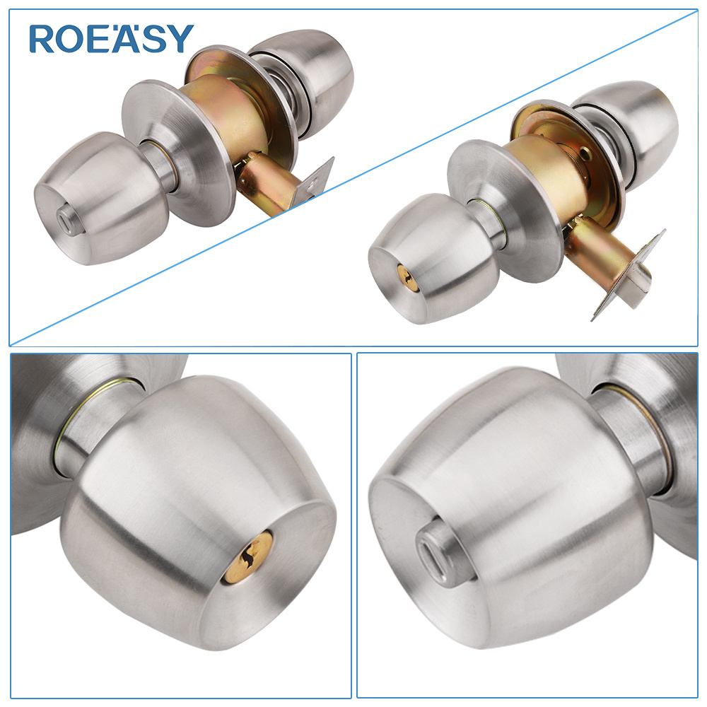 Roeasy exterior door residential lock set heavy duty cargo glass door lock system