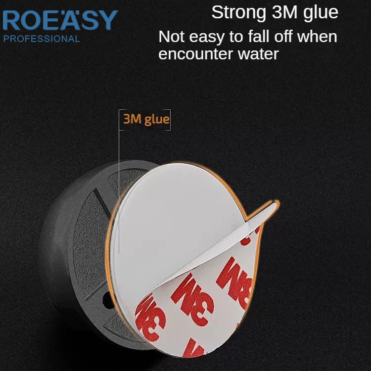 Roeasy door stop security home door stopper door stopper wall protector