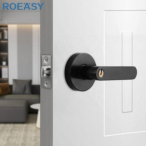 Roeasy door handle set security door handle grip lock or standard china wholesale door lever handle set