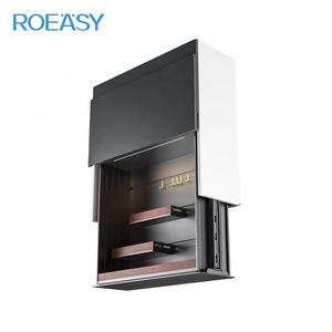 Roeasy kitchen storage equipment 4 layer kitchen storage rack metal wholesale custom good price kitchen box storage