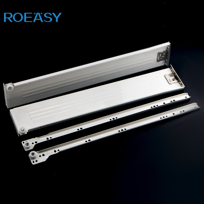 Roeasy 86mm 118mm 150mm Wardrobe Metal Box Roller Drawer Slide