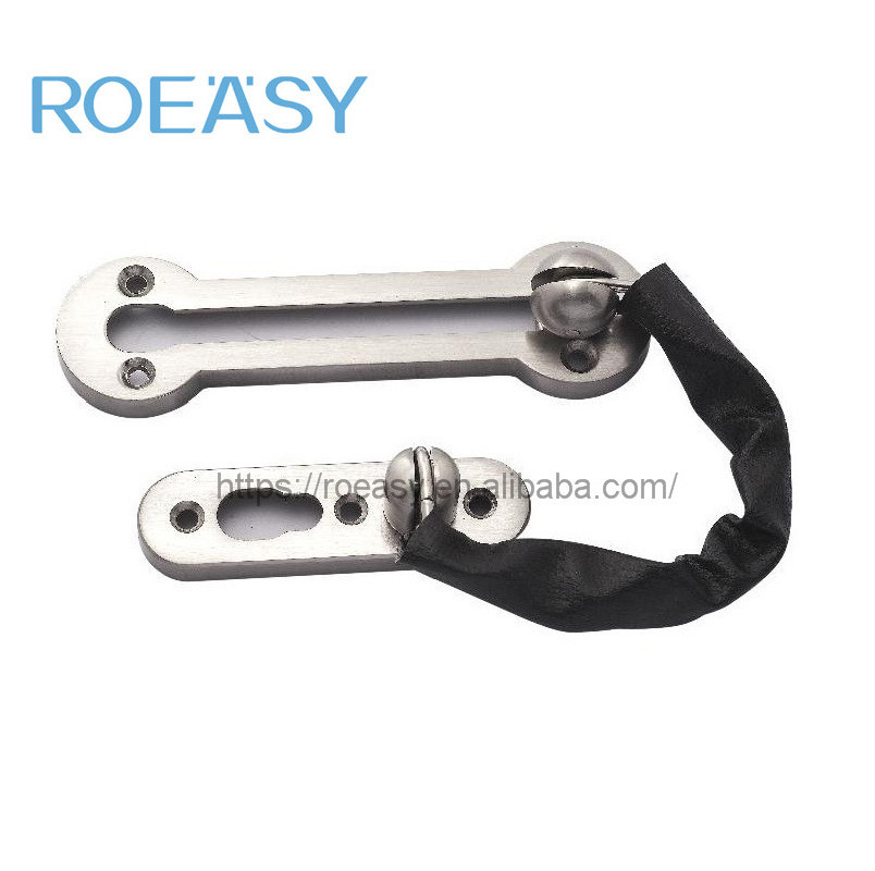 Roeasy group hot zinc alloy door guard stopper door guard security reinforcement stopper lock