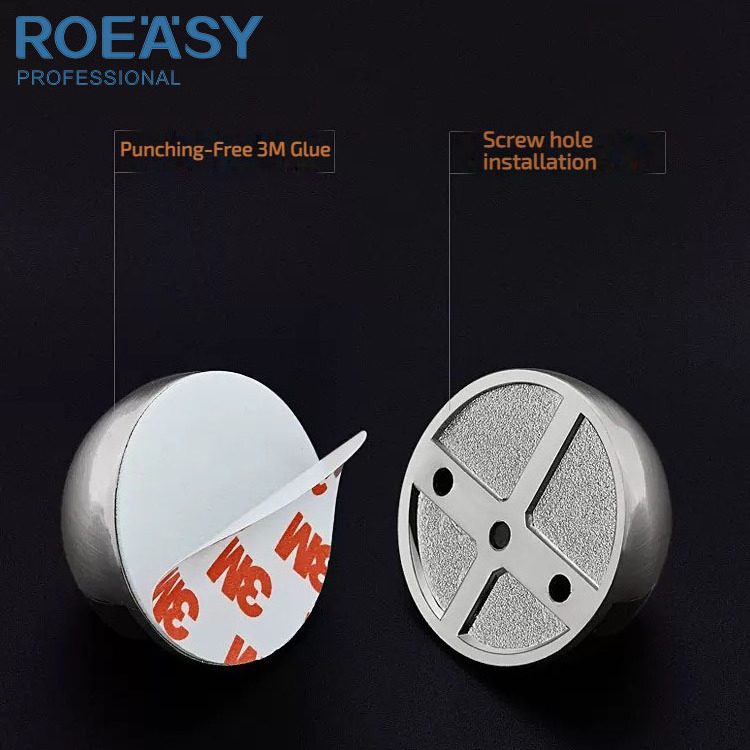 Roeasy door stop security home door stopper door stopper wall protector