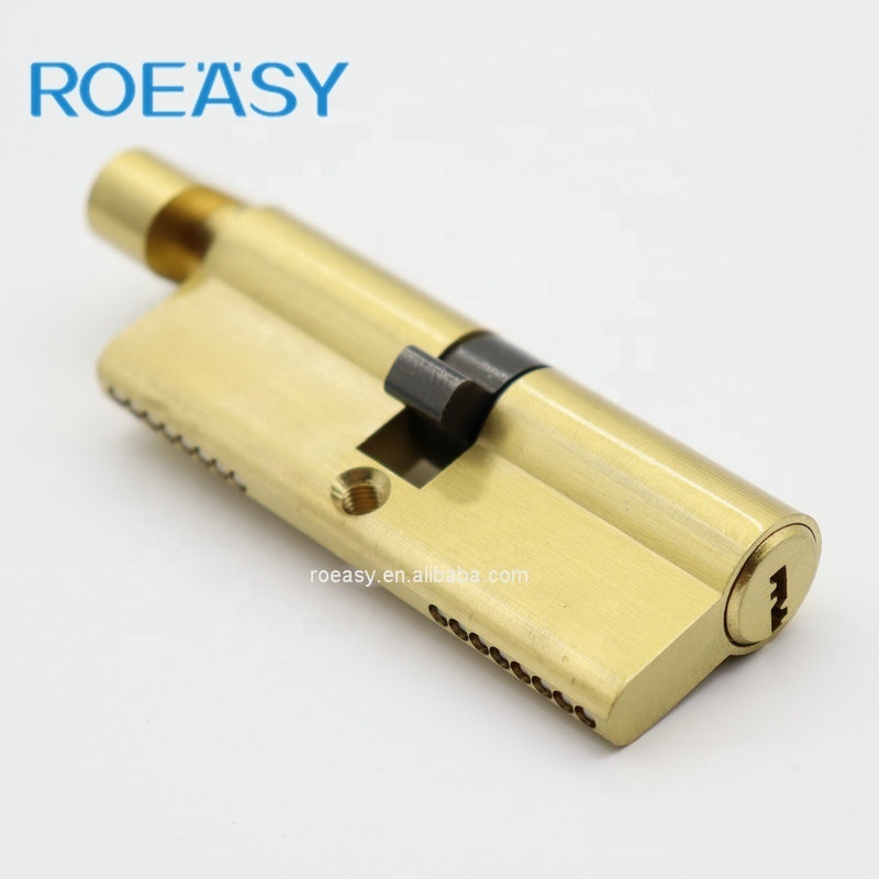 ROEASY 80mm Door Lock Cylinder With Emergency Bottom  High Quality Safe Cylinder Core Door Lock Body Lock Cylinder For Smart