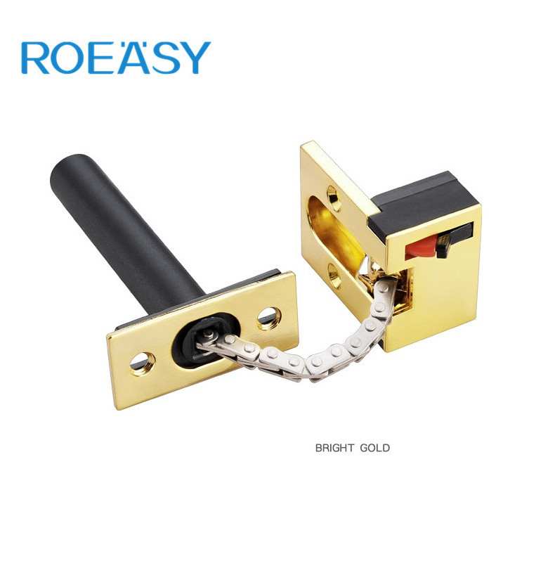 Roeasy hot sell magnetic door chain door stop zinc alloy door guard