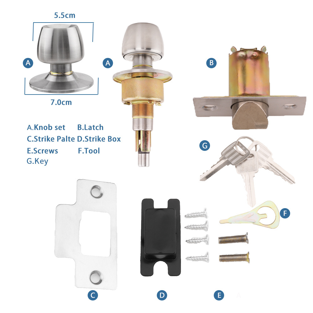 Roeasy exterior door residential lock set heavy duty cargo glass door lock system