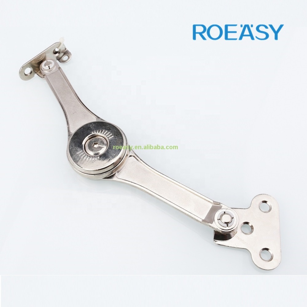 Roeasy Stay Lift Cabinet Door Support Lid Flap Stay  Furniture Lid Stay,Lid Stay Hardware,Soft Close Lid Stay FD-B09