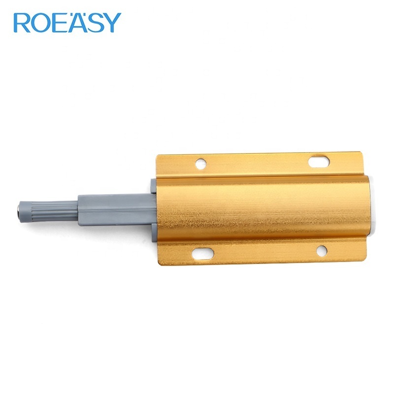 Roeasy furniture fittings magnetic push open system cabinet catch for furniture cabinet door push to open system