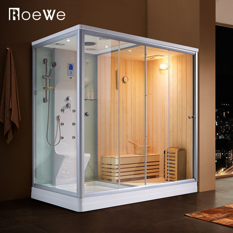 infrared dry steam sauna with glass door,  portable far Infrared sauna box, hemlock wood sauna bath cabin