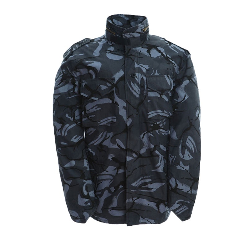 Wholesale Waterproof US M65 Men's Jackets Blue Marine Camouflage Tactical Windproof and Waterproof Coat