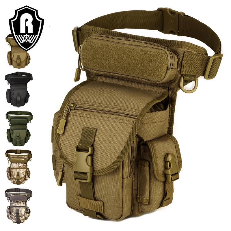 Hot Sale 7 Colors Multifunctional Utility Tactical Hunting Waist Thigh Pack Drop Hiking Leg Bag