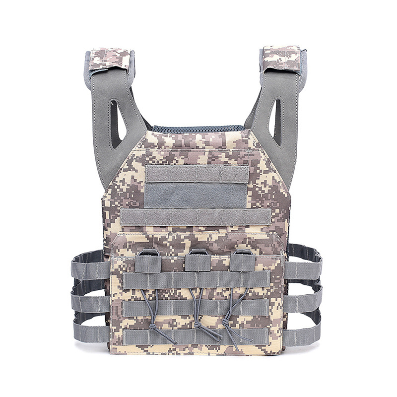 New product customizable white tactical vest outdoor fishing and hunting vest tactical vest equipment