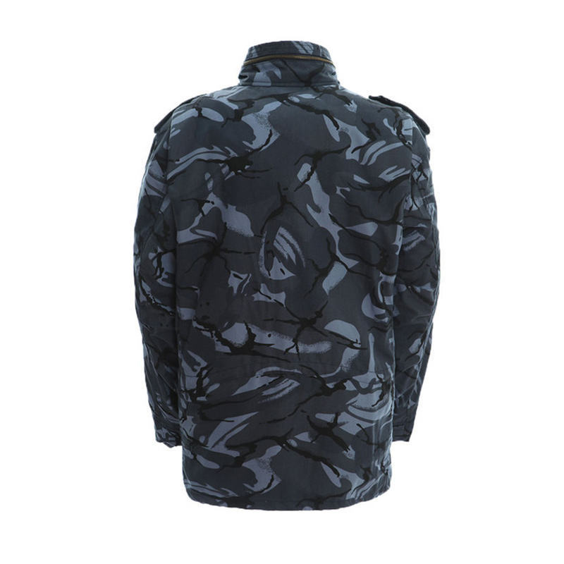 Wholesale Waterproof US M65 Men's Jackets Blue Marine Camouflage Tactical Windproof and Waterproof Coat