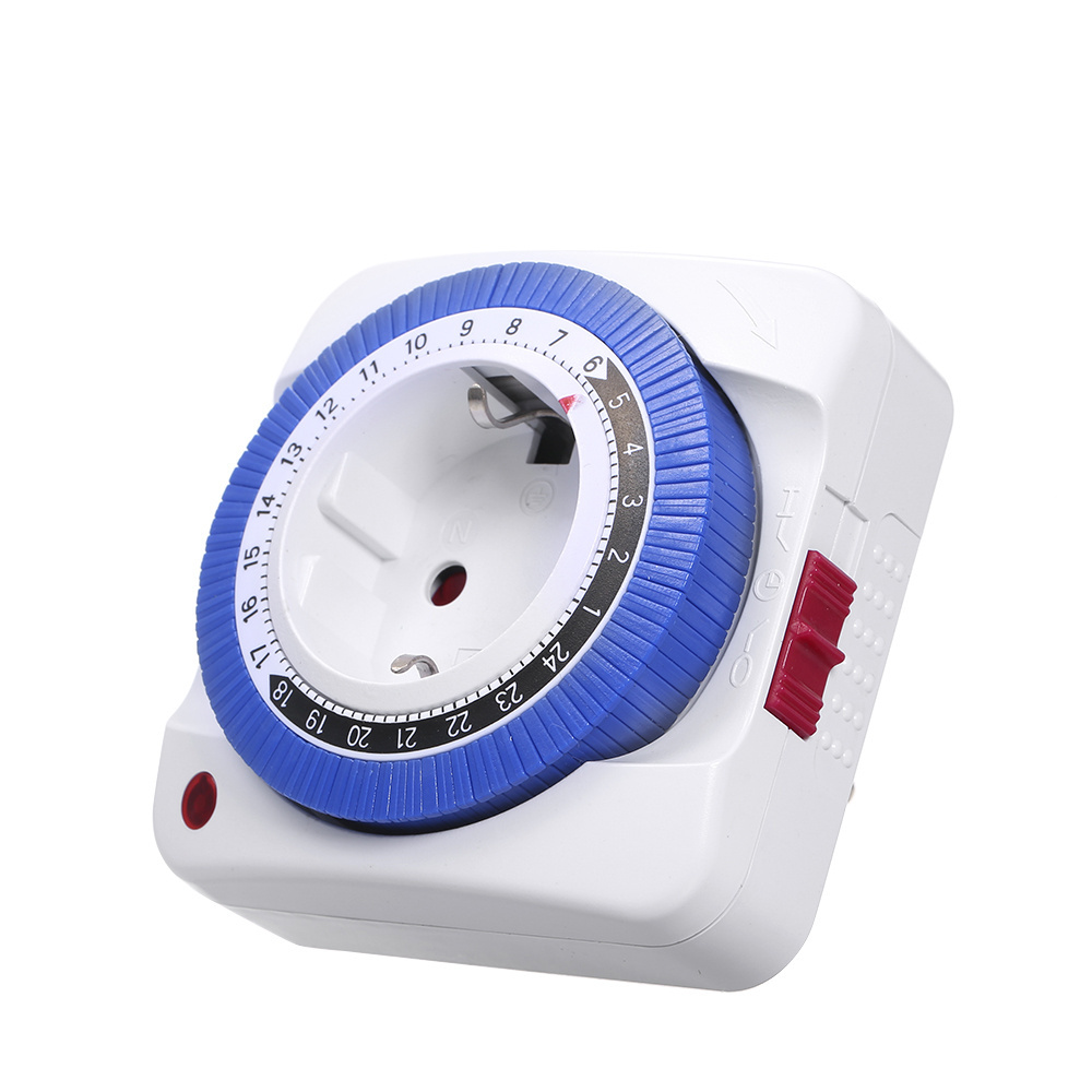 EU/US Mechanical Timer Socket Energy Saving Socket Protector Timing Switch/Plug In Timer Switch