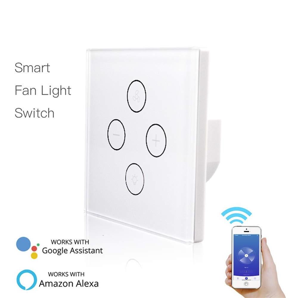 EU/UK Tuya Remote Control Switch For Light and Fan/Smart Wifi Fan Lamp Switch Work with Amazon Alexa/GoogleHome/IFTTT