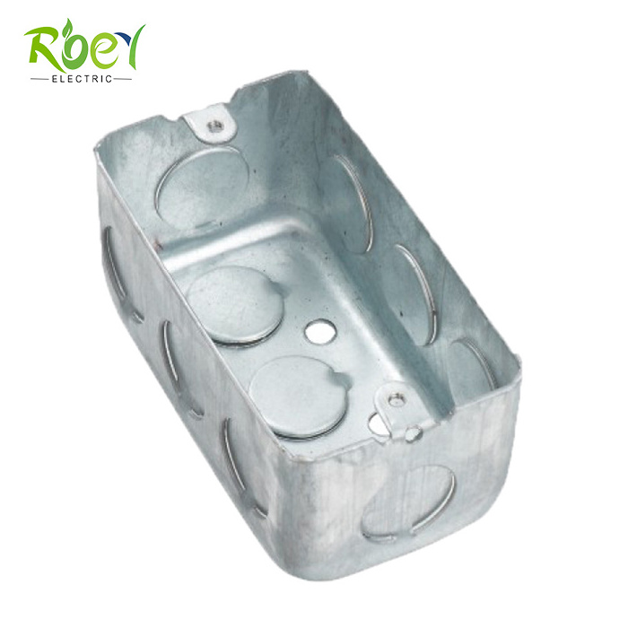 4x4 Electrical Conduit Box Octagon Steel Switch Box / Metal Box / Galvanized Steel Junction Box