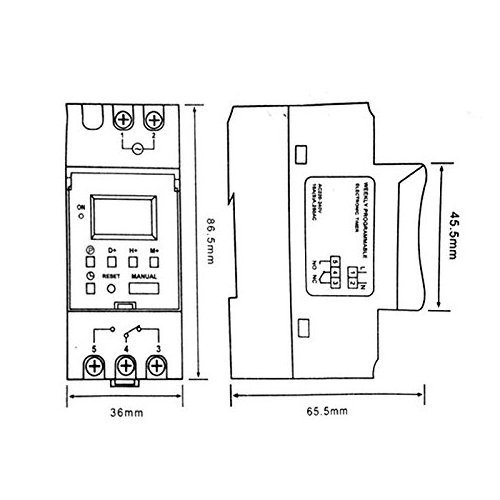 30A 220V Relay Digital LCD Power Programmable Timer Time Switch/Street Light Timer Switch