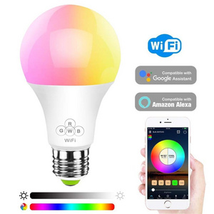 E27 9W Tuya Smart Wireless Wifi LED Light Bulb / Led Bulb Lights Work With Amazon Alexa Google Home and IFTTT