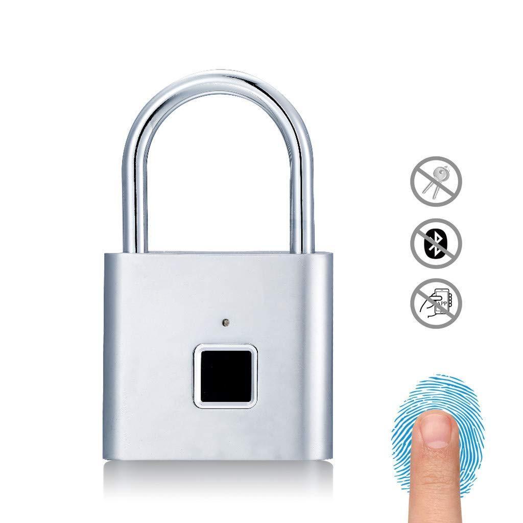 IP65 High Security Weatherproof Thumbprint Pad lock/Smart Biometric Fingerprint Padlock