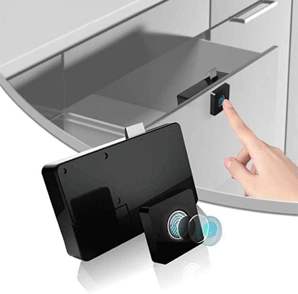 Fingerprint Lock Smart Cabinet Locks Biometric Keyless Furniture Drawer Cabinet Wardrobe Fingerprint Locks for Drawer Cabinet