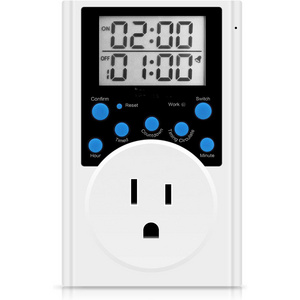 Timer Outlet Multifunctional Infinite Cycle Programmable Plug-in Digital Timer Switch/Energy-Saving Timer