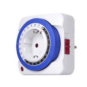 EU/US Mechanical Timer Socket Energy Saving Socket Protector Timing Switch/Plug In Timer Switch