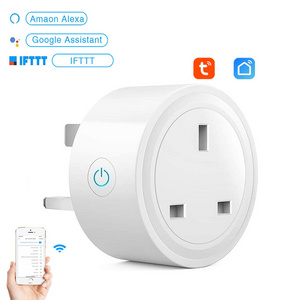 UK Smart Plug WiFi Outlet Mini Plug Wireless Smart Socket Remote Control Timer Plug Switch With Power Monitor