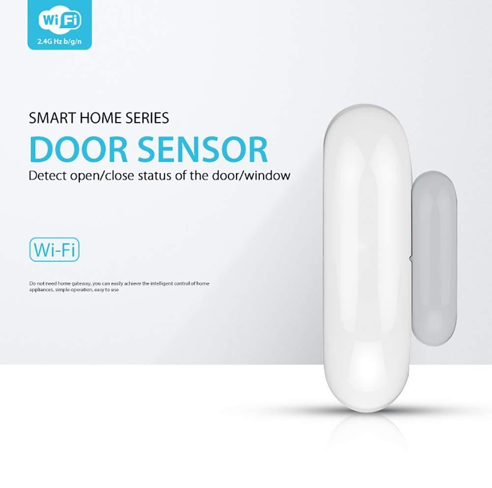 Home Security System GSM Magnetic Door Sensor Alarm Smart WiFi Door Sensor/Window Sensor Work With Amazon Alexa,Google Home