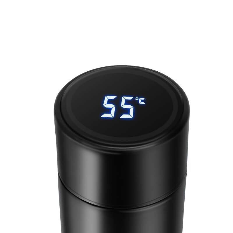 500ml Smart LED Temperature Display Sports Insulated Thermal Stainless Steel 304 18 8 Intelligent Vacuum Flask Water Bottle