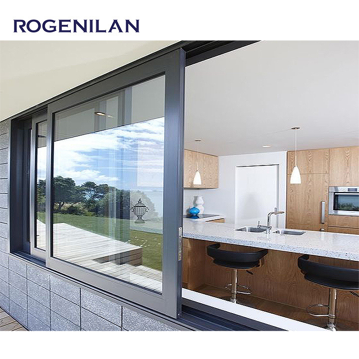 ROGENILAN AS2047 Sliding Window Price in Philippines Manufacturer Aluminum Up Down Sliding Window