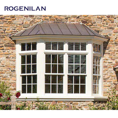 ROGENILAN European style bay windows for sale aluminum french casement window