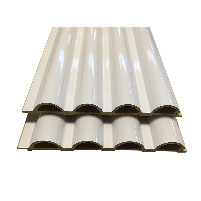 Pvc 3D Fluted Decorative Lambrin Panel Wall Wpc Decking Wall Panel