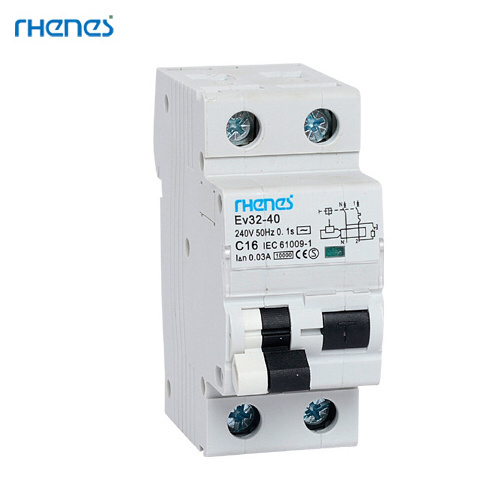 Electromagnetic RCBO circuit breaker 1P+N 10KA rcbo price/Residual Current Circuit Breaker with Overcurrent Protection