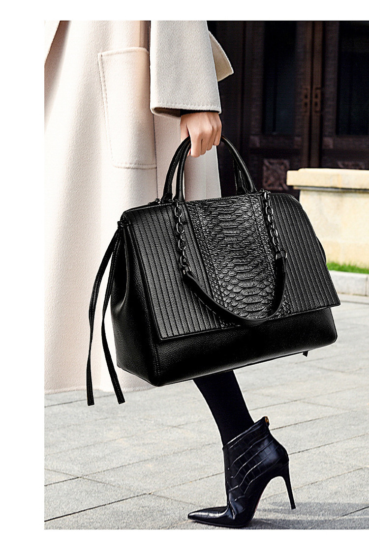 Luxury Customize Classic Crocodile Pattern Woman's Bags Wholesale Products Fashion Inspired Designer Ladies Square Tote Handbags