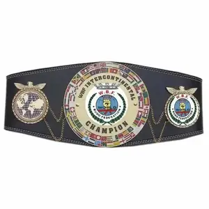 High Quality Custom Leather Boxing Championship Belt WBC Muay Thai Wrestling Winner Belt