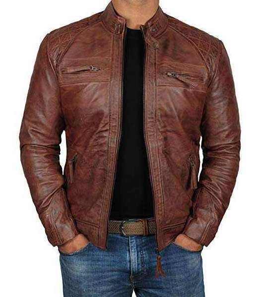 2023 New Design Motorbike Leather Jackets Marvel Star Lord Factory Direct Sales Men's Leather Jackets