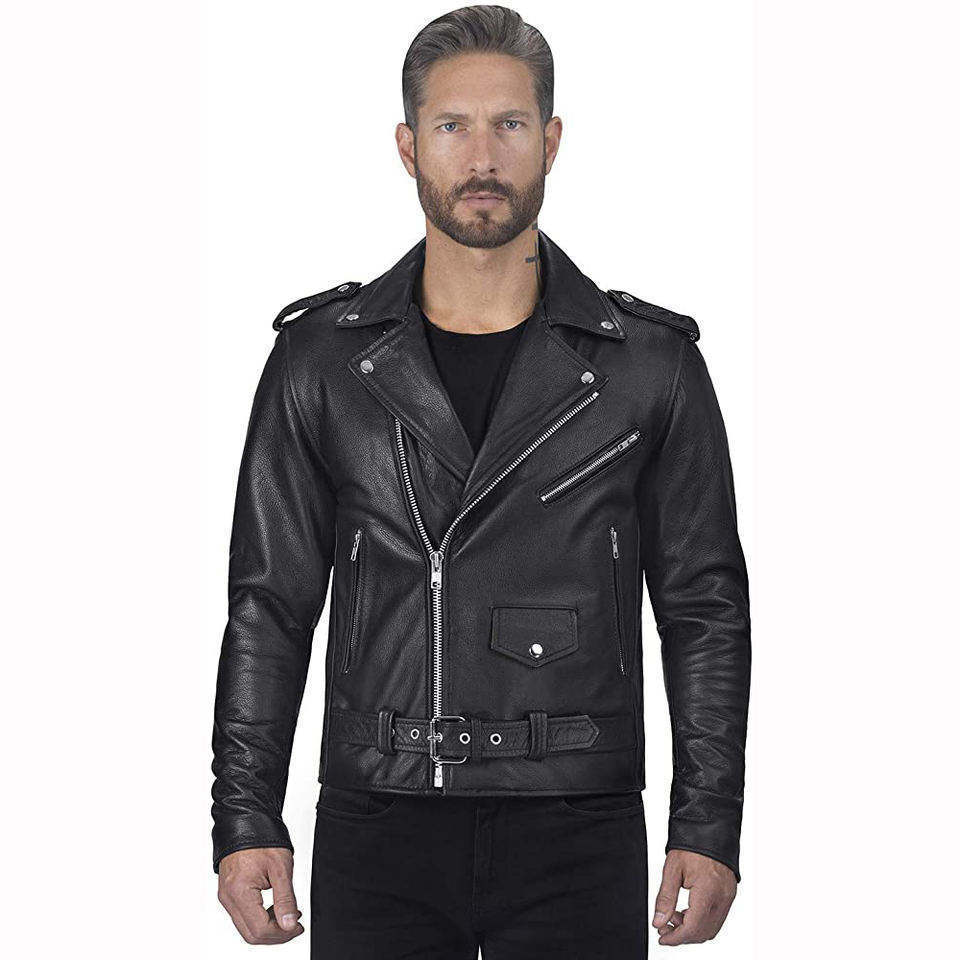 2023 New Design Motorbike Leather Jackets Marvel Star Lord Factory Direct Sales Men's Leather Jackets