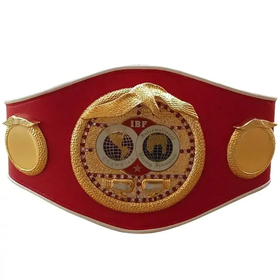 High Quality Custom Leather Boxing Championship Belt WBC Muay Thai Wrestling Winner Belt