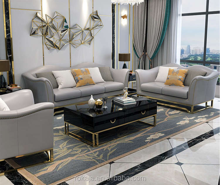 European Style Modern Italian Sofa Set Designs Luxury Sofas Living Room Furniture For Home Hotel Restaurant Sofa